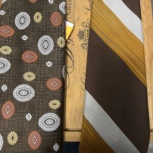 1960/70 vintage ties set of 2